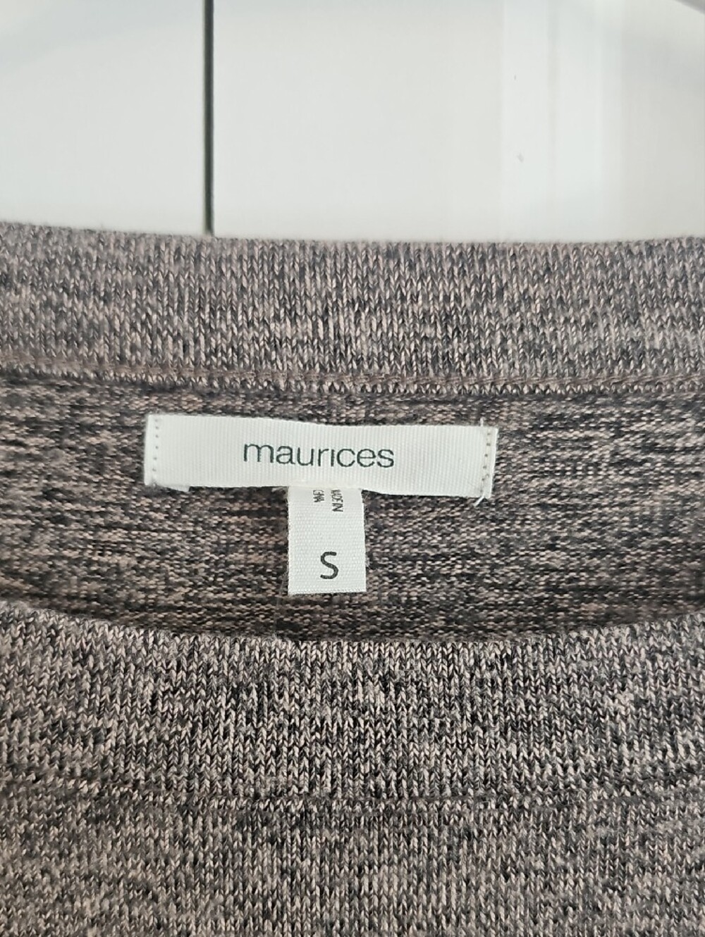 Maurices Heathered Gray Knit Sweater Top - Picture 2 of 6